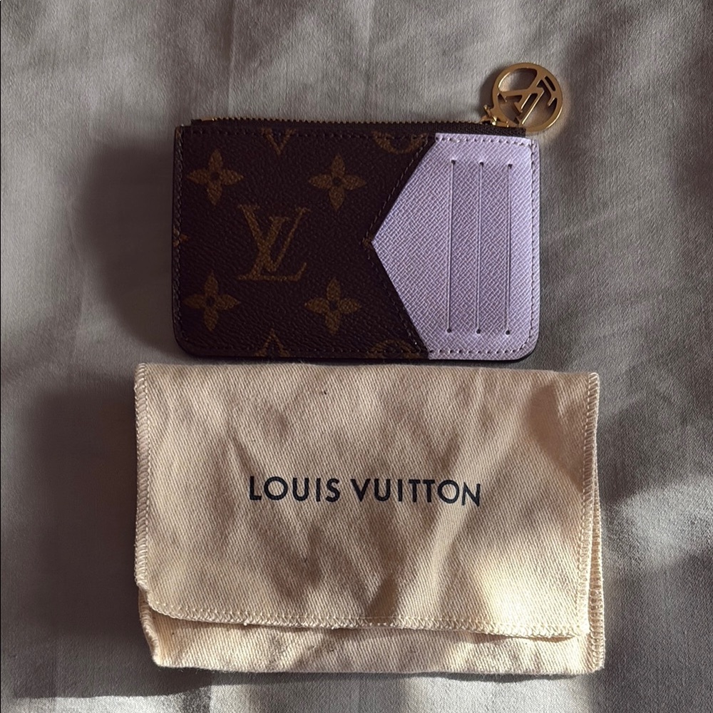 Louis Vuitton Romy Card Holder Purple